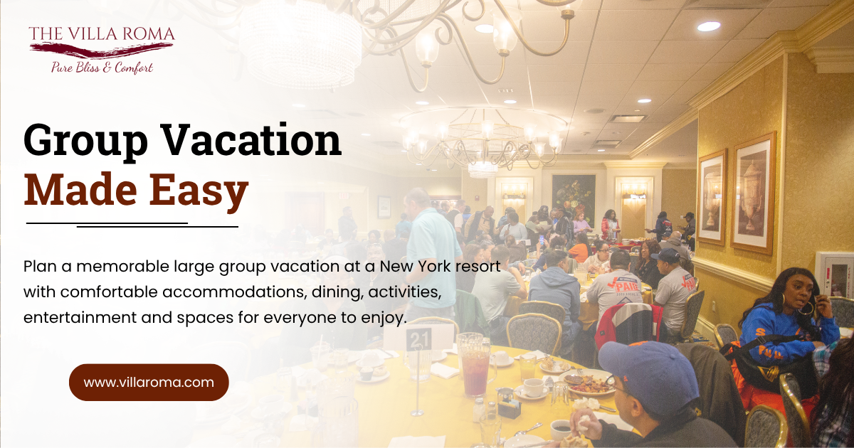 Planning a Large Group Vacation? What to Look for in a New York Resort