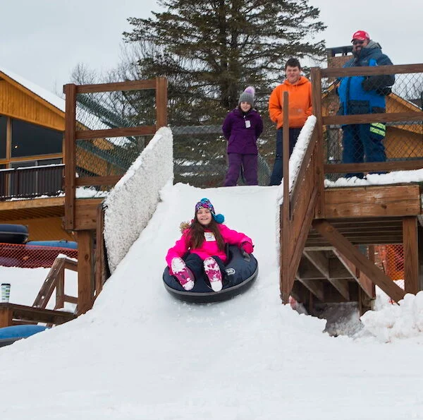 The Villa Roma Snow Tubing Package