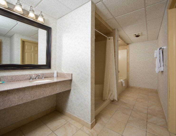 303 Two BDRM efficiency Bathroom 1