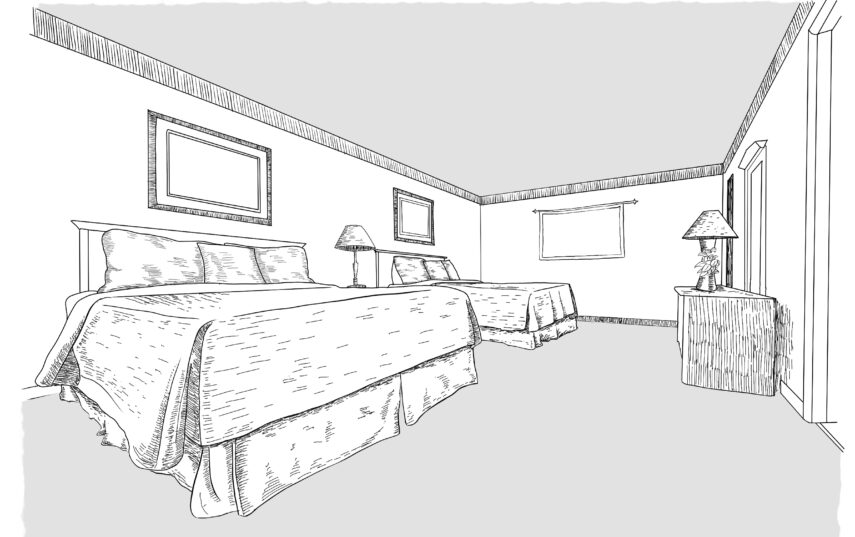 One BDRM Suite Bedroom 1