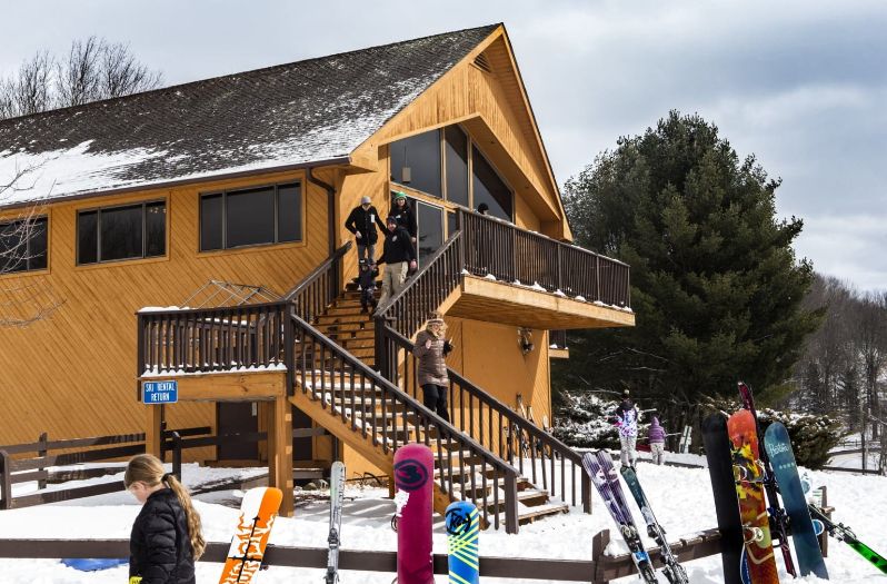 Ski Chalet Snack Bar Lounge