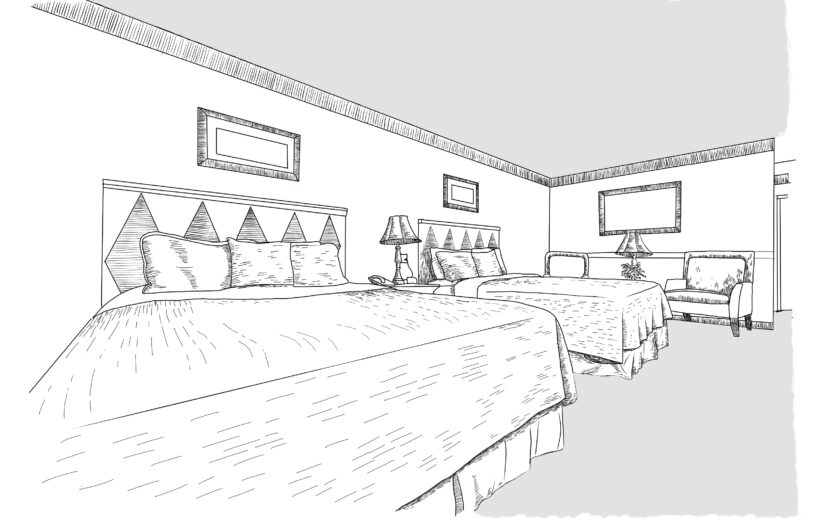 Traditional bedroom 1