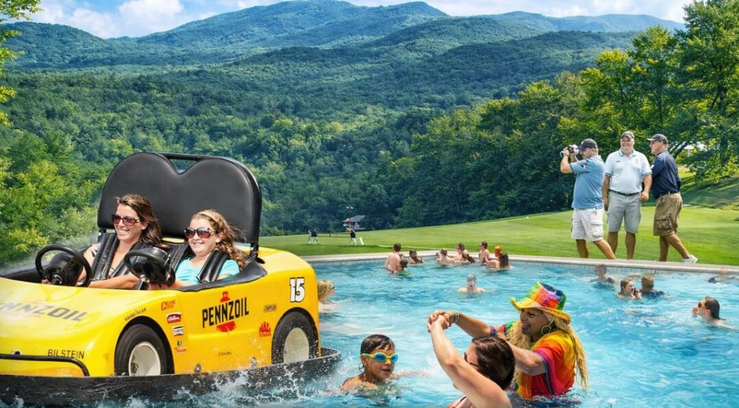 Best summer vacation packages in Catskills 2026 at Villa Roma Resort with pool, go-kart rides, and golf activities