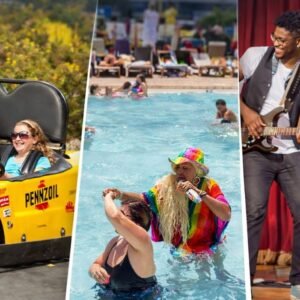 Mother’s Day celebration in the Catskills at Villa Roma Resort with go kart ride, swimming pool activities, and live music entertainment