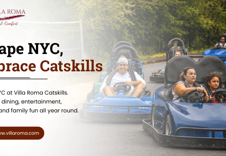 Best resorts near NYC featuring Villa Roma Resort in the Catskills for weekend getaways, golf vacations, family trips, and romantic escapes.
