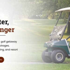 Golf Getaway Packages in New York: Stay & Play at The Villa Roma 2 Golfers enjoying a stay and play golf package at The Villa Roma Resort in the Catskill Mountains, New York.